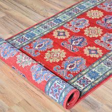 Load image into Gallery viewer, Hand-Knotted Oriental Kazak Tribal Design Handmade 100% Wool Rug (Size 2.7 X 16.5) Brral-4611