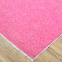 Load image into Gallery viewer, Hand-Knotted Pink Overdyed Chobi Wool Handmade Rug (Size 4.1 X 6.1) Brral-495