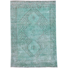 Load image into Gallery viewer, Hand-Knotted Oriental Overdyed Handmade Wool Rug (Size 4.7 X 6.7) Brral-5415