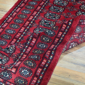 Hand-Knotted Oriental Jaldar Bokhara Design Wool Rug (Size 3.2 X 4.11) Brral-5697