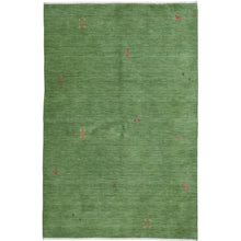 Load image into Gallery viewer, Loomed Gabbeh Design Wool Area Rug (Size 4.0 X 6.0) Brral-582