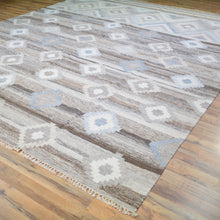 Load image into Gallery viewer, Hand-Woven Reversible Handmade Kilim Wool Rug (Size 9.2 x 11.10) Cwral-5850