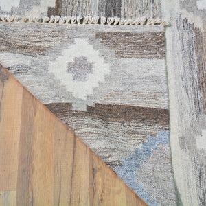 Hand-Woven Reversible Handmade Kilim Wool Rug (Size 9.2 x 11.10) Cwral-5850