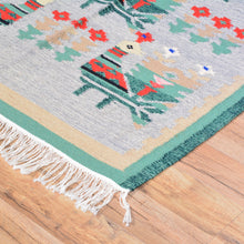 Load image into Gallery viewer, Hand-Woven Reversible Macedonian Kilim Handmade Wool Rug (Size 3.0 X 5.11) Cwral-7860