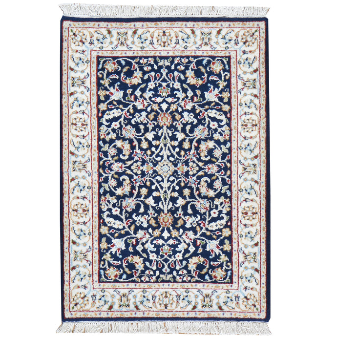 Hand-Knotted Oriental Modern Design Handmade Wool & Silk  Rug (Size 2.1 X 3.1) Cwral-8037