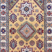 Load image into Gallery viewer, Hand-Knotted Caucasian Design Kazak Wool Handmade Rug (Size 4.2 X 5.6) Cwral-8877