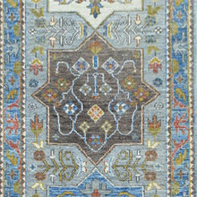 Load image into Gallery viewer, Hand-Knotted Caucasian Kazak Design 100% Wool Hallway Runner (Size 2.5 X 7.9) Cwral-8928