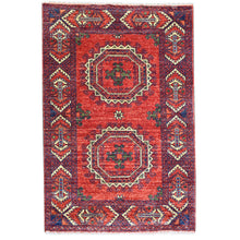 Load image into Gallery viewer, Hand-Knotted Afghan Ersari Tribal Handmade Wool Traditional Rug (Size 3.4 X 4.9) Cwral-9843