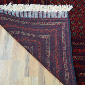 Hand-Knotted Turkoman khawaja Roshani Tribal Wool Oriental Rug (Size 9.8 X 13.4) Cwral-10104