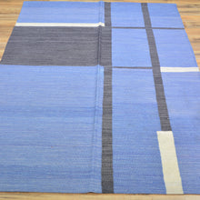 Load image into Gallery viewer, Hand-Woven Oriental Reversible Modern Design Kilim Handmade Rug (Size 4.0 X 5.9) Cwral-10110