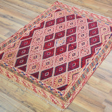 Load image into Gallery viewer, Multi-Weave Tribal Mashwani Sumak Handmade Geometric Design Rug (Size 2.8 X 3.10) Cwral-10113