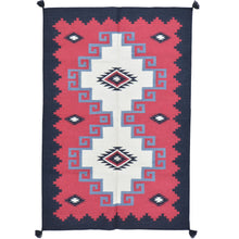 Load image into Gallery viewer, Hand-Woven Oriental Reversible Southwestern Design Handmade Rug (Size 4.3 X 6.0) Cwral-10119