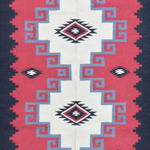 Hand-Woven Oriental Reversible Southwestern Design Handmade Rug (Size 4.3 X 6.0) Cwral-10119