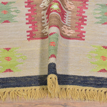 Load image into Gallery viewer, Hand-Woven Reversible Oriental Kilim Handmade Jute Rug (Size 2.7 X 8.8) Cwral-10140