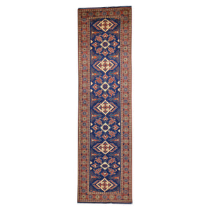 Hand-Knotted Afghan Karagai Design Oriental Handmade Rug (Size 2.10 X 10.2) Cwral-10152