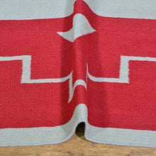 Load image into Gallery viewer, Hand-Woven Reversible Southwestern Design Handmade Wool Kilim (Size 6.3 X 9.0) Cwral-10329