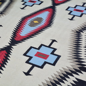 Hand-Woven Reversible Southwestern Design Handmade Wool Kilim (Size 6.0 X 8.10) Cwral-10332