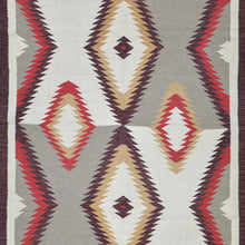 Load image into Gallery viewer, Hand-Woven Reversible Southwestern Design Handmade Wool Kilim (Size 5.10 X 8.8) Cwral-10338