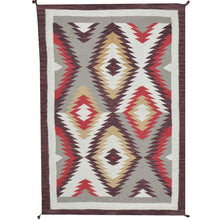 Load image into Gallery viewer, Hand-Woven Reversible Southwestern Design Handmade Wool Kilim (Size 4.0 X 5.9) Cwral-10347