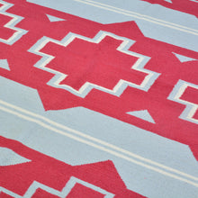 Load image into Gallery viewer, Hand-Woven Reversible Southwestern Design Handmade Wool Kilim (Size 4.2 X 5.11) Cwral-10356