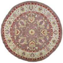 Load image into Gallery viewer, Hand-Knotted Tribal Round Peshawar Chobi Wool Handmade Oriental Rug (Size 8.3 X 8.3) Cwral-10383