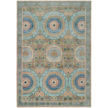 Load image into Gallery viewer, Hand-Knotted Traditional Mumluk Design Wool &amp; Silk Oriental Rug (Size 9.9 X 14.0) Cwral-10386