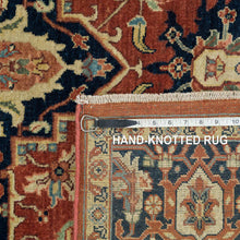 Load image into Gallery viewer, Hand-Knotted Traditional Heriz Design Oriental Handmade Wool Rug (Size 6.1 X 9.2) Cwral-10419