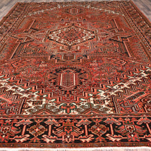 Load image into Gallery viewer, Hand-Knotted Vintage Persian Heriz Oriental Handmade Wool Rug (Size 9.9 X 13.0) Cwral-10428