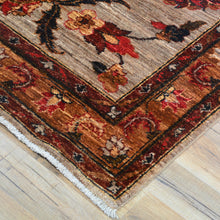 Load image into Gallery viewer, Hand-Knotted Oriental Tribal Chobi Oushak Design 100% Wool Rug (Size 3.0 X 8.8) Cwral-10476