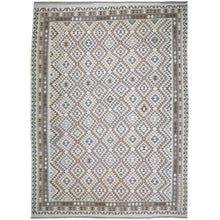 Load image into Gallery viewer, Hand-Woven Reversible Momana Kilim Handmade Oriental Wool Rug (Size 9.10 X 13.3) Cwral-10503