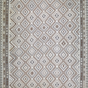 Hand-Woven Reversible Momana Kilim Handmade Oriental Wool Rug (Size 9.10 X 13.3) Cwral-10503
