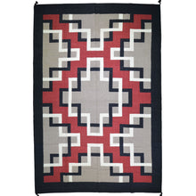 Load image into Gallery viewer, Hand-Woven Reversible Southwestern Design Handmade Wool Kilim (Size 9.10 X 14.0) Cwral-10506