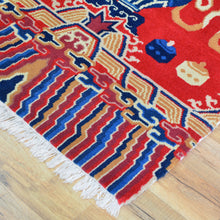 Load image into Gallery viewer, Hand-Knotted Vintage Nepalese Traditional Handmade Wool Rug (Size 2.5 X 5.11) Cwral-10518