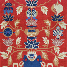 Load image into Gallery viewer, Hand-Knotted Vintage Nepalese Traditional Handmade Wool Rug (Size 2.5 X 5.11) Cwral-10518