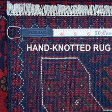 Load image into Gallery viewer, Hand-Knotted Fine Afghan Tribal Khal Mohammadi Design 100% Wool Rug (Size 2.7 X 9.7) Cwral-10521