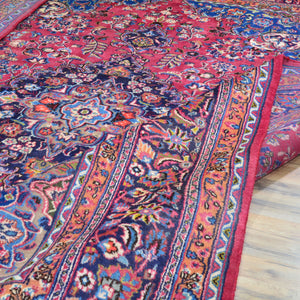 Hand-Knotted Tribal Vintage Persian Traditional Design Wool Rug (Size 9.10 X 12.8) Cwral-10527
