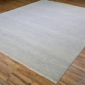 Hand-Knotted Modern Contemporary Design Wool & Silk Rug (Size 8.0 X 10.2) Cwral-10545