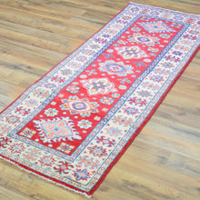 Load image into Gallery viewer, Hand-Knotted Kazak Tribal Design 100% Wool Handmade Rug (Size 2.1 X 5.5) Cwral-10626