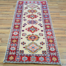 Load image into Gallery viewer, Hand-Knotted Kazak Tribal Design 100% Wool Handmade Rug (Size 2.0 X 5.9) Cwral-10629