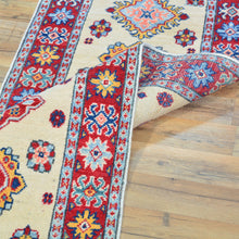 Load image into Gallery viewer, Hand-Knotted Kazak Tribal Design 100% Wool Handmade Rug (Size 2.0 X 5.9) Cwral-10629