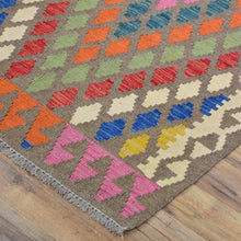 Load image into Gallery viewer, Hand-Woven Reversible Momana Kilim Handmade Wool Rug (Size 2.11 X 9.5) Cwral-10677