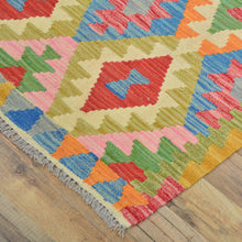 Load image into Gallery viewer, Hand-Woven Reversible Momana Kilim Handmade Wool Rug (Size 2.9 X 8.2) Cwral-10701