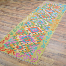 Load image into Gallery viewer, Hand-Woven Reversible Momana Kilim Handmade Wool Rug (Size 2.6 X 8.0) Cwral-10710