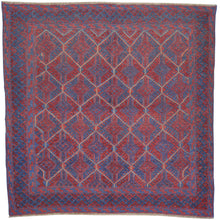 Load image into Gallery viewer, Hand-Knotted And Soumak Afghani Kilim Handmade Wool Rug (Size 4.1 X 4.4) Brrsf-945