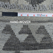 Load image into Gallery viewer, Hand-Woven Afghan Momana Reversible Kilim Wool Oriental Rug (Size 6.8 X 9.5) Cwral-10164