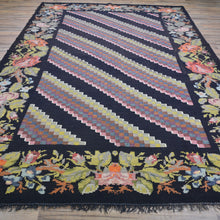 Load image into Gallery viewer, Hand-Woven Reversible Bessarabian Maldivian Kilim Handmade Rug (Size 6.7 X 11.6) Cwral-10170