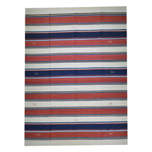 Load image into Gallery viewer, Hand-Woven Reversible Striped Design Kilim Wool Handmade Rug (Size 9.4 X 12.2) Cwral-10176