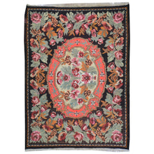 Load image into Gallery viewer, Hand-Woven Reversible Bessarabian Maldivian Kilim Handmade Rug (Size 6.9 X 9.2) Cwral-10179