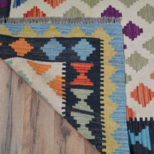 Load image into Gallery viewer, Hand-Woven Tribal Reversible Handmade Oriental Wool Kilim Rug (Size 5.10 X 7.9 ) Cwral-10188