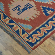 Load image into Gallery viewer, Hand-Woven Fine Afghan Tribal Reversible Wool Oriental Kilim Rug (Size 2.5 X 11.4) Cwral-10236